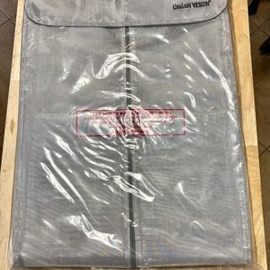 Lillian Vernon Silver MeshGarment/Dress Bag, NWT